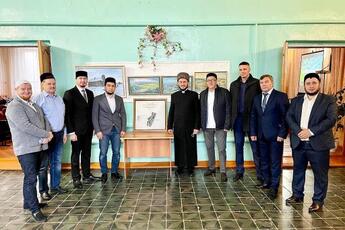 Открытие стеллы при въезде в с.Суляевка